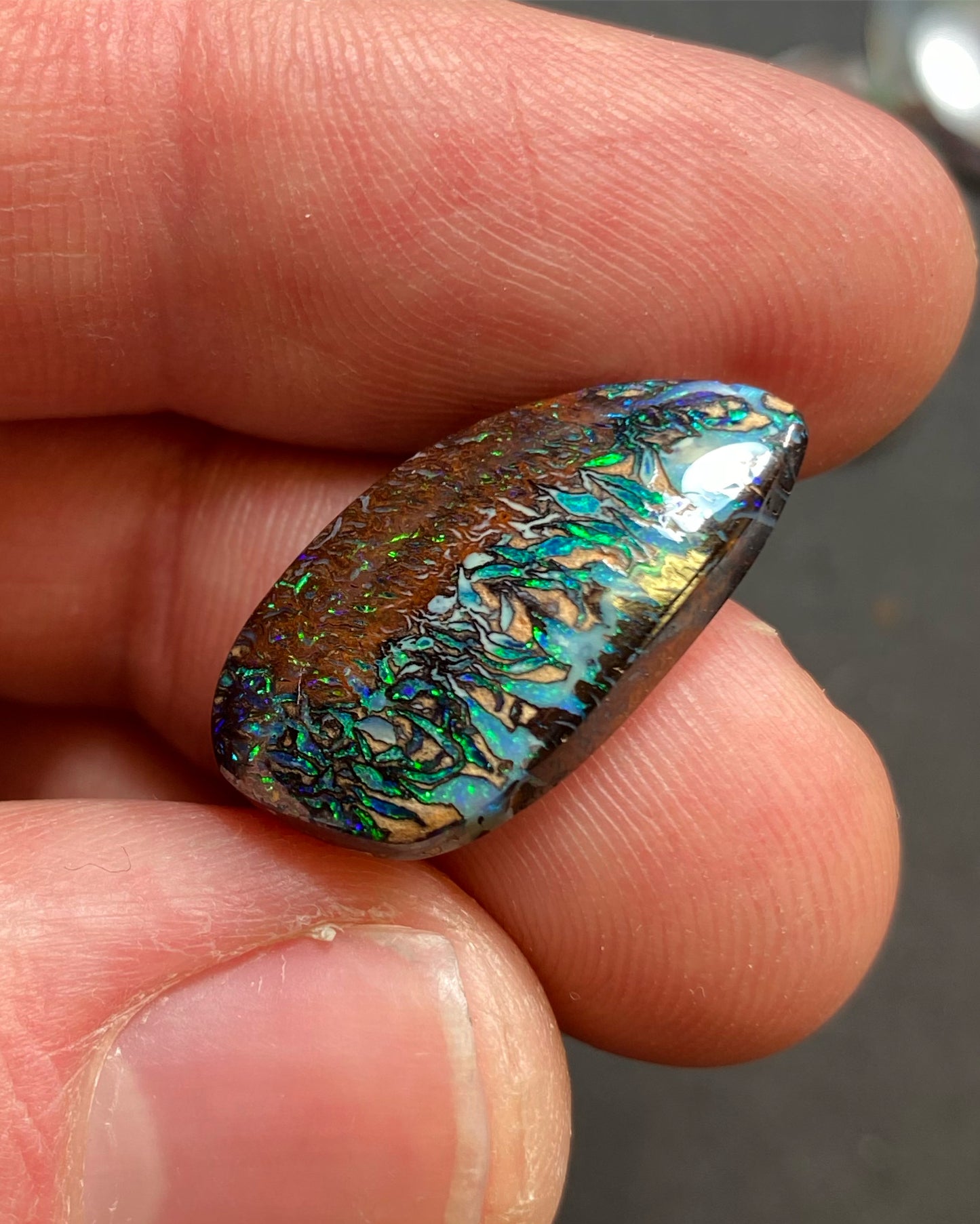 Boulder Opal, Cabochon - 13ct